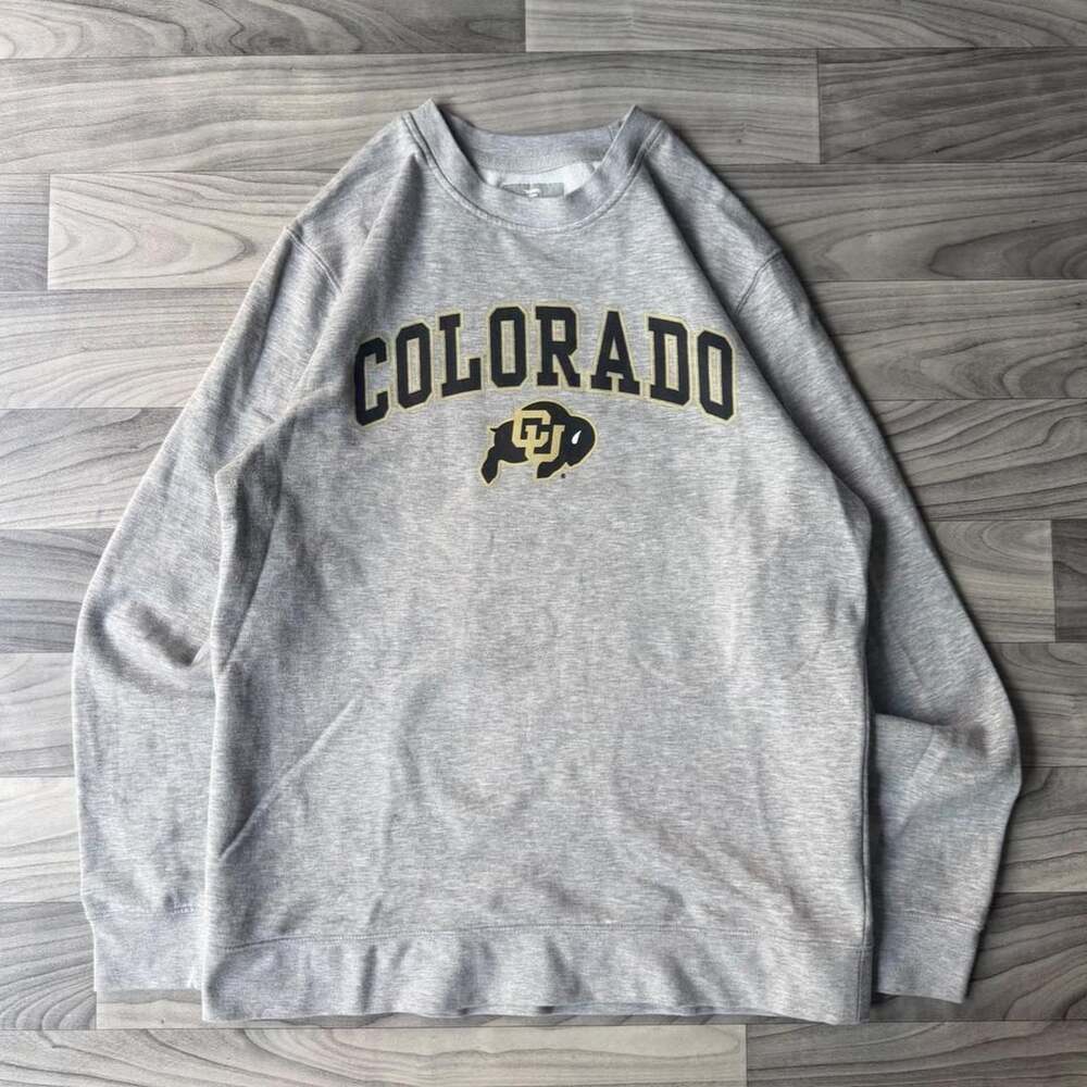 Fanatics University of Colorado Buffaloes Crewneck Sweatshirt Grey Large